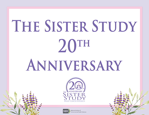Sister Study 20th Anniversary downloadable printable sign